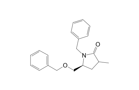 (5S)-1-Benzyl-5-benzyloxymethyl-3-methyl-2-pyrrolidinone