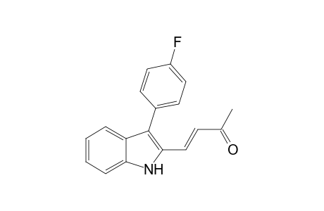 (3E)-4-[3-(4-fluorophenyl)-1H-indol-2-yl]but-3-en-2-one
