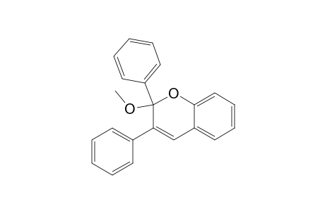 2H-1-Benzopyran, 2-methoxy-2,3-diphenyl-
