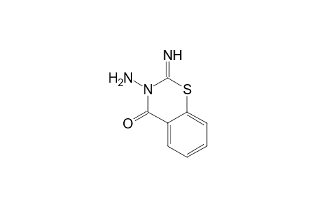 4H-1,3-Benzothiazin-4-one, 3-amino-2,3-dihydro-2-imino-