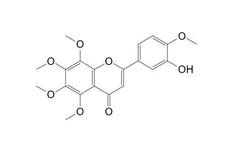 2-(3-hydroxy-4-methoxy-phenyl)-5,6,7,8-tetramethoxy-chromen-4-one