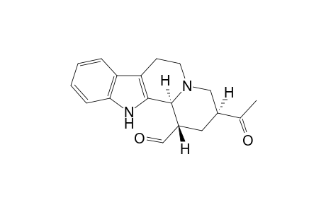 (1S,3S,12bS)-3-acetyl-1,2,3,4,6,7,12,12b-octahydroindolo[2,3-a]quinolizine-1-carbaldehyde