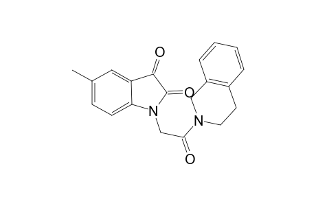 1-[2-(3,4-dihydro-1H-isoquinolin-2-yl)-2-keto-ethyl]-5-methyl-isatin