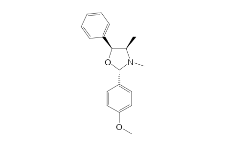 (2R,4S,5R)-2-(4-METHOXYPHENYL)-3,4-DIMETHYL-5-DIPHENYL-OXAZOLIDINE