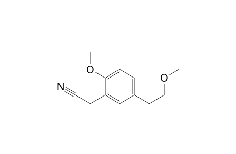 Benzeneacetonitrile, 2-methoxy-5-(2-methoxyethyl)-