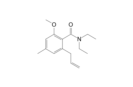 2-Allyl-N,N-diethyl-6-methoxy-4-methylbenzamide