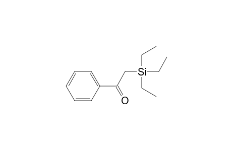 .alpha.-(triethylsilyl)acetophenone