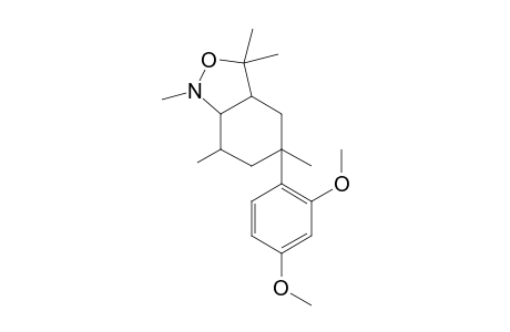5-(2,4-Dimethoxyphenyl)-1,3,3,5,7-pentamethyloctahydrobenzo[c]isoxazole
