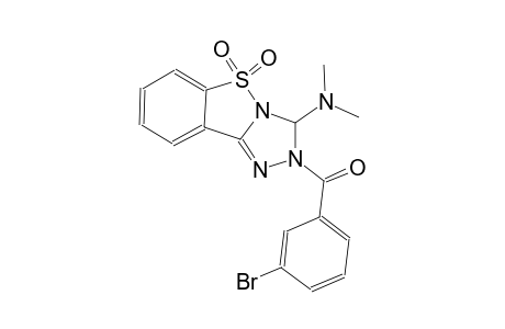 N-[2-(3-bromobenzoyl)-5,5-dioxido-2,3-dihydro[1,2,4]triazolo[4,3-b][1,2]benzisothiazol-3-yl]-N,N-dimethylamine