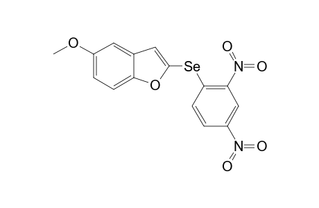 2-(2,4-DINITROPHENYLSELENYL)-5-METHOXYBENZO-[B]-FURAN