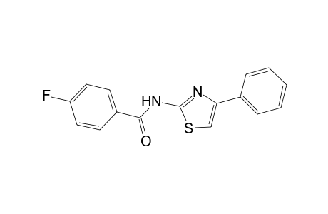 4-Fluoro-N-(4-phenyl-1,3-thiazol-2-yl)benzamide