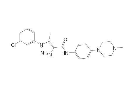 1H-1,2,3-triazole-4-carboxamide, 1-(3-chlorophenyl)-5-methyl-N-[4-(4-methyl-1-piperazinyl)phenyl]-