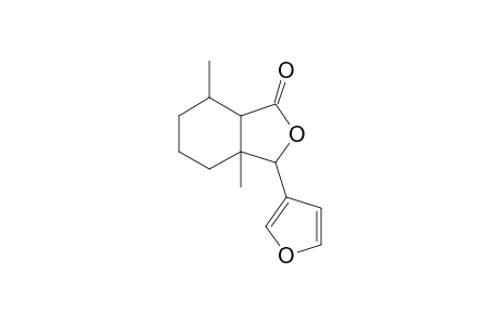 3-(3-furanyl)-3a,7-dimethyl-3,4,5,6,7,7a-hexahydroisobenzofuran-1-one