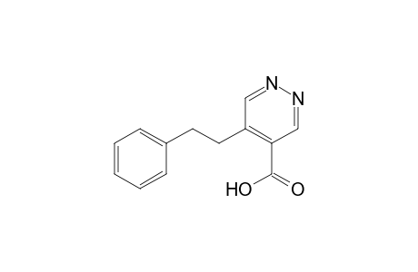 5-(2-Phenylethyl)-4-pyridazinecarboxylic acid