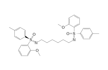 Sulfoximine, N,N'-1,6-hexanediylbis[S-(2-methoxyphenyl)-S-(4-methylphenyl)-, [S-(R*,R*)]-