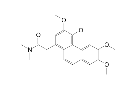 N,N-Dimethyl-3,4,6,7-tetramethoxy-1-phenanthrenylacetamide