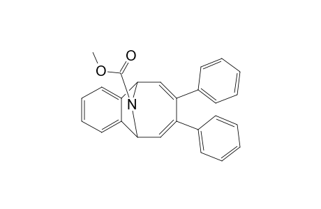 Methyl (1R*,8S*)-10,11-diphenyl-13-azatricyclo[6.4.1.0(2,7)]trideca-2,4,6,19,11-pentaene-13-carboxylate