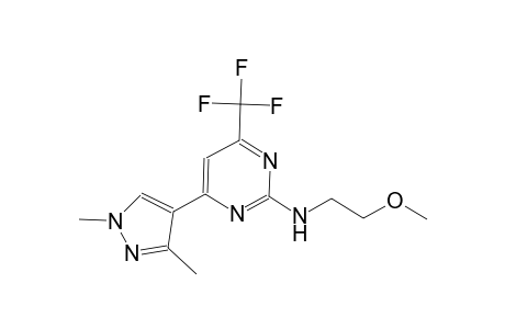 2-pyrimidinamine, 4-(1,3-dimethyl-1H-pyrazol-4-yl)-N-(2-methoxyethyl)-6-(trifluoromethyl)-
