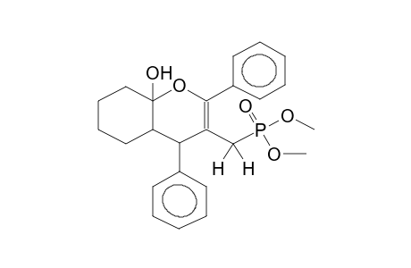 DIMETHYL (8A-HYDROXY-2,4-DIPHENYL-4A,5,6,7,8,8A-HEXAHYDROCHROMENYL-3)METHYLPHOSPHONATE