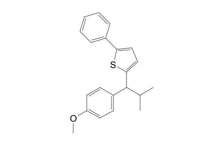 2-(1-(4-methoxyphenyl)-2-methylpropyl)-5-phenylthiophene