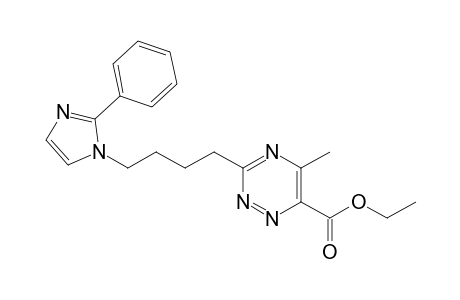 Ethyl 5-methyl-4-(2-phenylimidazol-1-yl)butyl-1,2,4-triazine-6-carboxylate