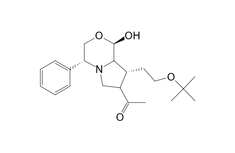 (1R)-1-[(1RS,4R,8R)-8-(2-tert-Butoxyethyl)-1-hydroxy-4-phenylhexahydropyrrolo[2,1-c][1,4]oxazin-7-yl]ethanone