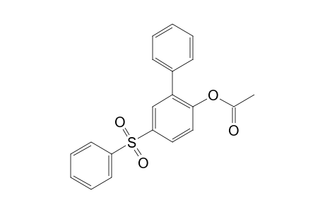2-phenyl-4-(phenylsulfonyl)phenol, acetate