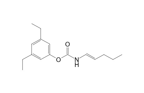 Carbamic acid, 1-pentenyl-, 3,5-diethylphenyl ester