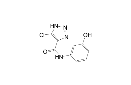 1,2,3-Triazole-4-carboxamide, N-(3-hydroxyphenyl)-5-chloro-