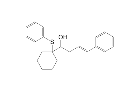 (E)-4-phenyl-1-(1-phenylsulfanylcyclohexyl)but-3-en-1-ol