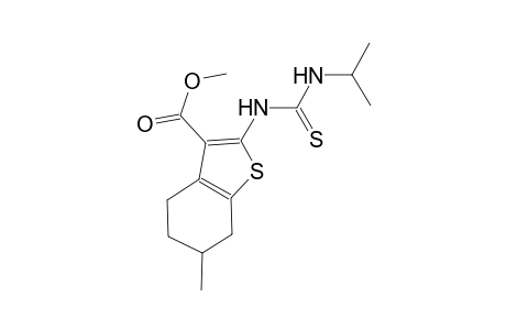 methyl 2-{[(isopropylamino)carbothioyl]amino}-6-methyl-4,5,6,7-tetrahydro-1-benzothiophene-3-carboxylate