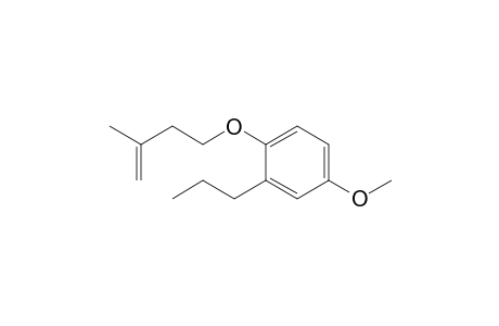 4-(4-Methoxy-2-propylphenoxy)-2-methylbut-1-ene