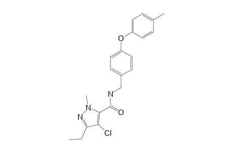 4-chloro-5-ethyl-2-methyl-N-[4-(4-methylphenoxy)benzyl]pyrazole-3-carboxamide