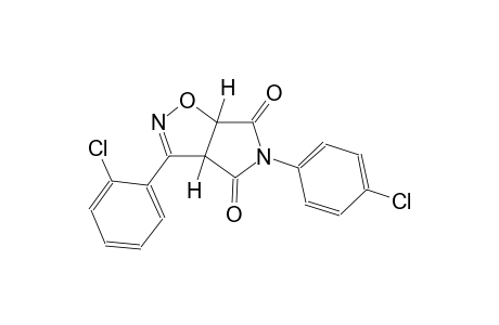 (3aR,6aS)-3-(2-chlorophenyl)-5-(4-chlorophenyl)-3aH-pyrrolo[3,4-d]isoxazole-4,6(5H,6aH)-dione