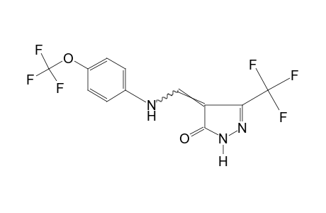 4-[(alpha,alpha,alpha-TRIFLUORO-p-ANISIDINO)METHYLENE]-3-(TRIFLUOROMETHYL)-2-PYRAZOLIN-5-ONE