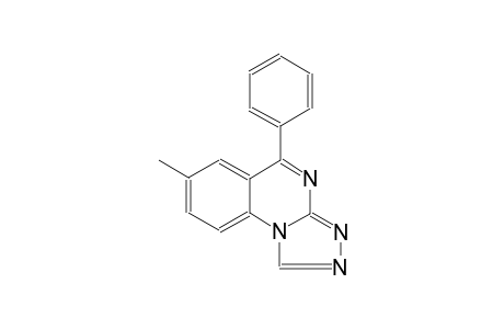 [1,2,4]triazolo[4,3-a]quinazoline, 7-methyl-5-phenyl-