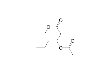 Hexanoic acid, 3-(acetyloxy)-2-methylene-, methyl ester