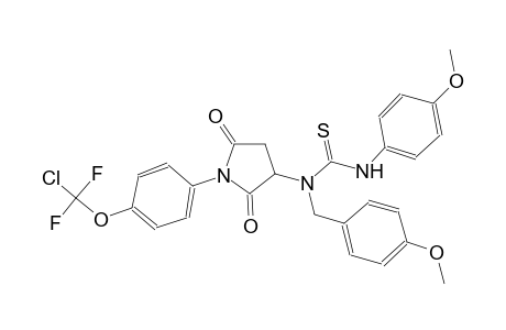 thiourea, N-[1-[4-(chlorodifluoromethoxy)phenyl]-2,5-dioxo-3-pyrrolidinyl]-N'-(4-methoxyphenyl)-N-[(4-methoxyphenyl)methyl]-