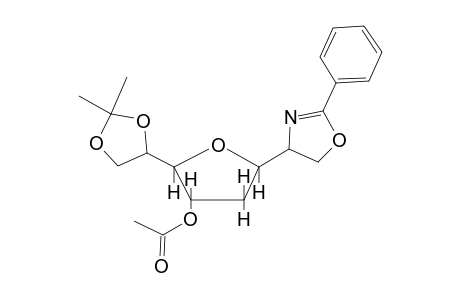 3-O-Acetyl-1,4-anhydro-2-deoxy-5,6-O-(1-methylethylidene)-1-(2-phenyl-4,5-dihydro-1,3-oxazol-4-yl)hexitol