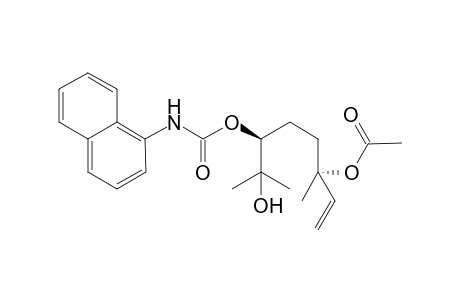 (3S,6R)-6-Acetoxy-3-(N-1-naphthyl)carbamoyloxy-2,6-dimethyloct-7-en-2-ol