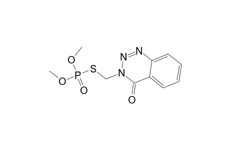 Phosphorothioic acid, O,O-dimethyl ester, S-ester with 3-(mercaptomethyl)-1,2,3-benzotriazin-4(3H)-one