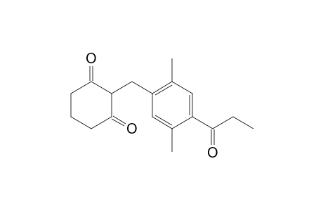 2-(2,5-dimethyl-4-propionylbenzyl)-1,3-cyclohexanedione