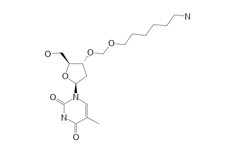 3'-O-(OMEGA-AMINOHEXANOXYMETHYL)-THYMIDINE