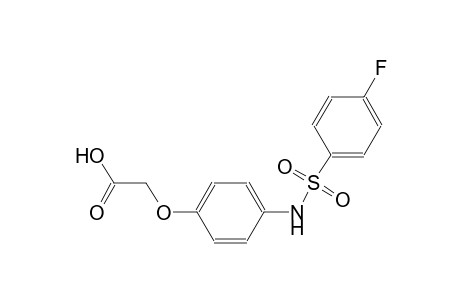 acetic acid, [4-[[(4-fluorophenyl)sulfonyl]amino]phenoxy]-