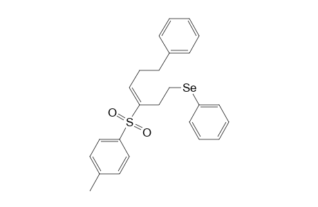 Benzene, 1-methyl-4-[[4-phenyl-1-[2-(phenylseleno)ethyl]-1-butenyl]sulfonyl]-, (E)-