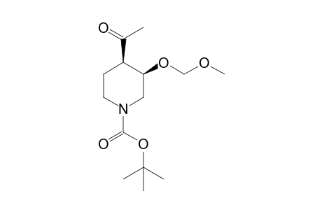 (3R,4R)-tert-Butyl 4-acetyl 3-(methoxymethoxy)piperidine-1-carboxylate