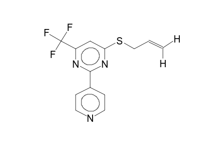 2-(4-pyridyl)-4-trifluoromethyl-6-allylthiopyrimidine