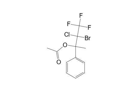 3-ACETOXY-2-BROMO-2-CHLORO-1,1,1-TRIFLUORO-3-PHENYLBUTANE