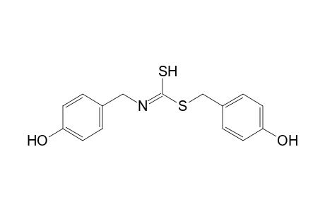 Carbamodithioic acid, [(4-hydroxyphenyl)methyl]-, (4-hydroxyphenyl)methyl ester