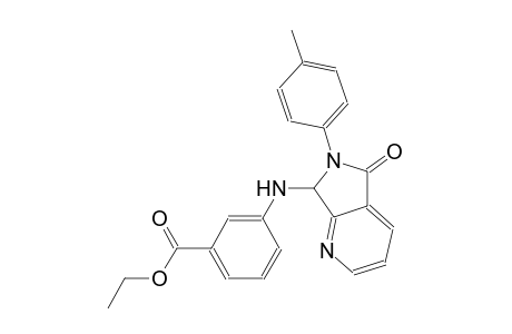 benzoic acid, 3-[[6,7-dihydro-6-(4-methylphenyl)-5-oxo-5H-pyrrolo[3,4-b]pyridin-7-yl]amino]-, ethyl ester
